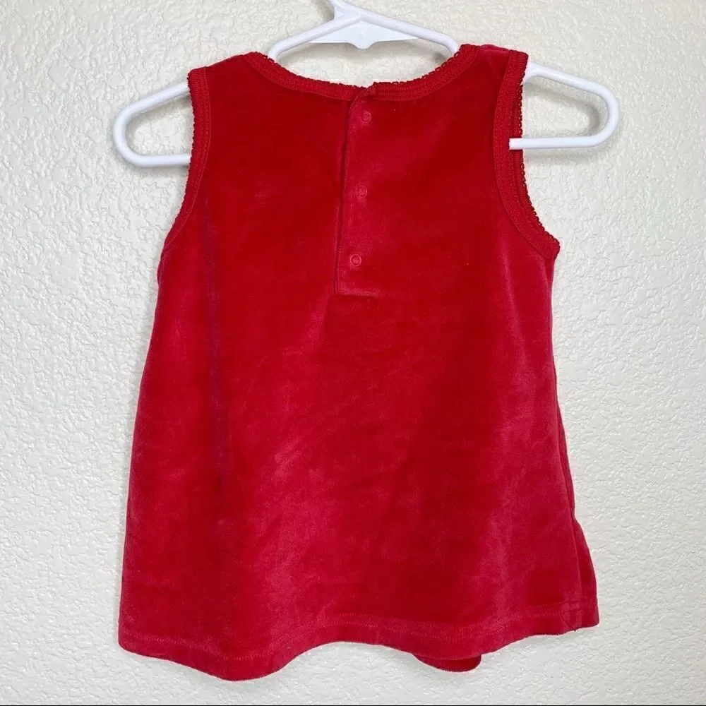Carter’s 9 Months Baby Girl Embroidered Santa Dress